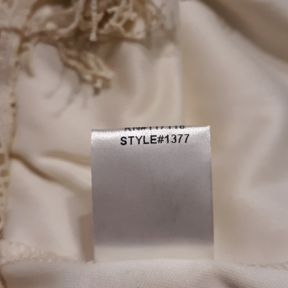 SOIEBLU RENAISSANCE LACE DRESS/TUNIC, NATURAL - Picture 8 of 8